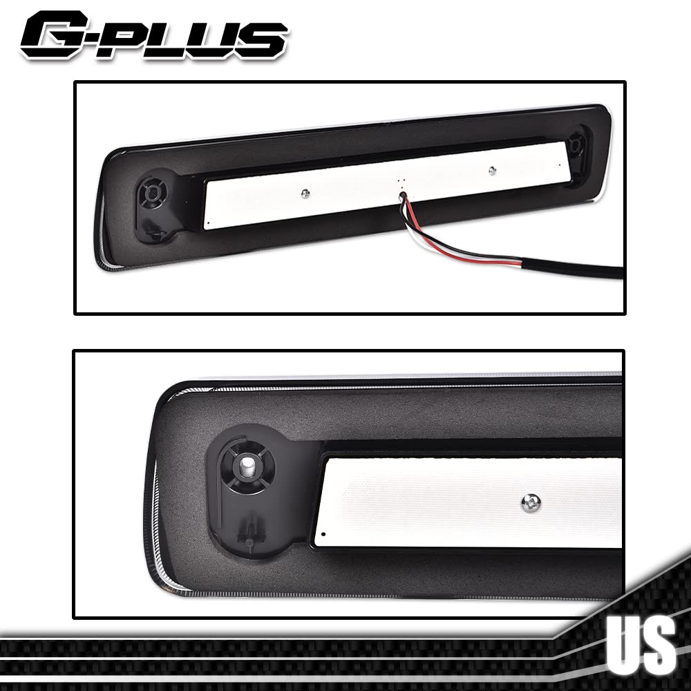 G-PLUS LED 3rd Third X Brake Light Rear Brake Stop Tail Light Compatible with 2015-2018 Colorado/Canyon GM25971002 52019397 High Mount Stop Light Third Tail Light