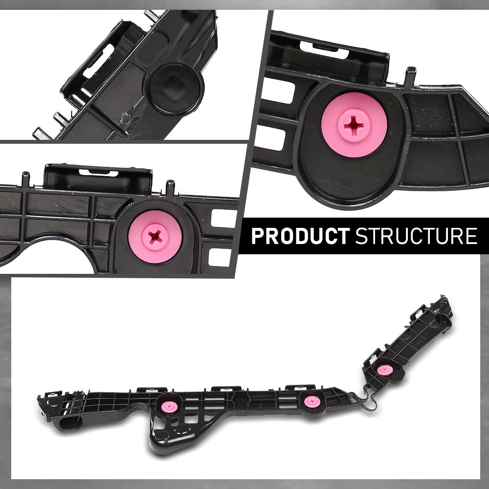 G-PLUS Rear Left Bumper Brackets Support, Compatible with Toyota Camry 2018-2024, Driver Side, 5257606160, TO1132128