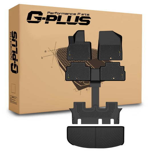 G-PLUS Floor Mats Cargo Liner for Kia Telluride 2020-2025 1st 2nd 3rd Row TPE