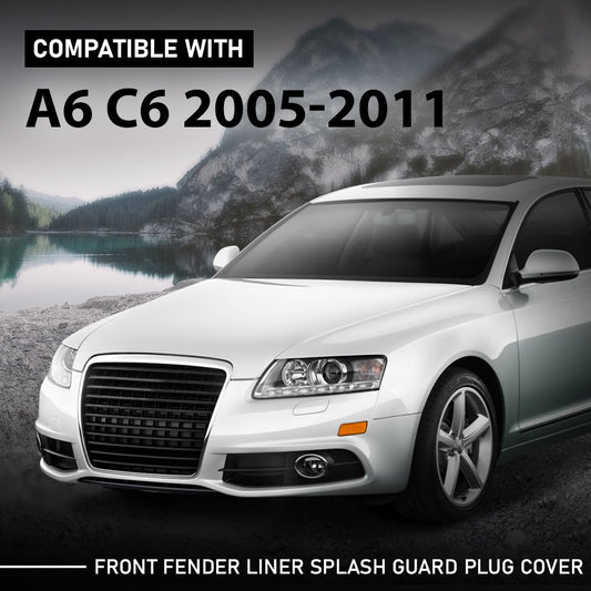 G-PLUS Wheel Arch Cover Fender Liner Plug Cover, Compatible with Audi A6 C6 2005-2011, 4F0809967
