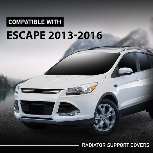 G-PLUS Radiator Support Cover, Compatible with Ford Escape SEL 2013, Fit Ford Escape (submodel: S, SE, Titanium) 2013-2016, CJ5Z8327A, FO1224105