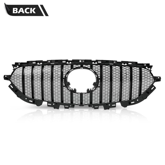 G-PLUS Front Upper Grille Grill Vent Trim Bar Compatible with Mazda CX-5 CX5 2017 2018 2019 2020 2021 ABS Black Mesh