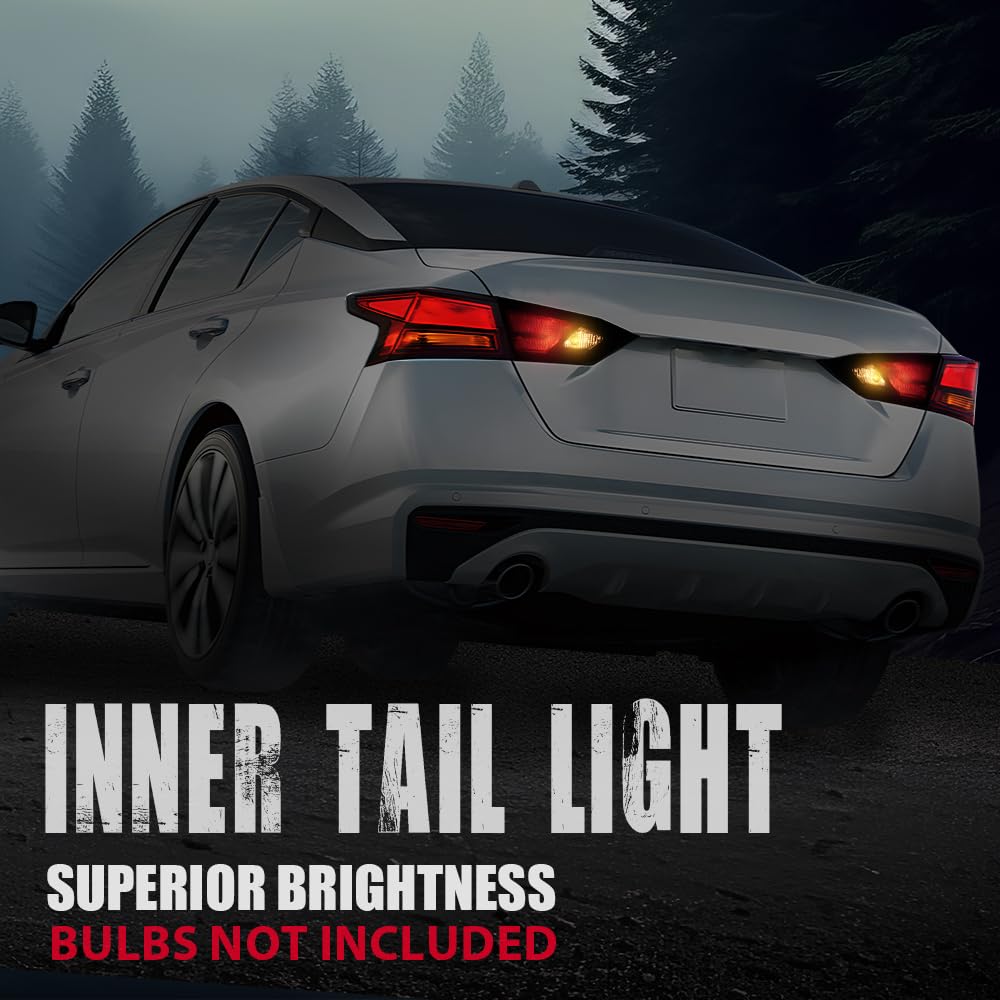 G-PLUS Inner Tail Light w/o Bulb Rear Brake Lamp Left Driver Side Compatible with Nissan Altima Sedan Model 2019 2020 2021 2022 265456CA0A NI2802119