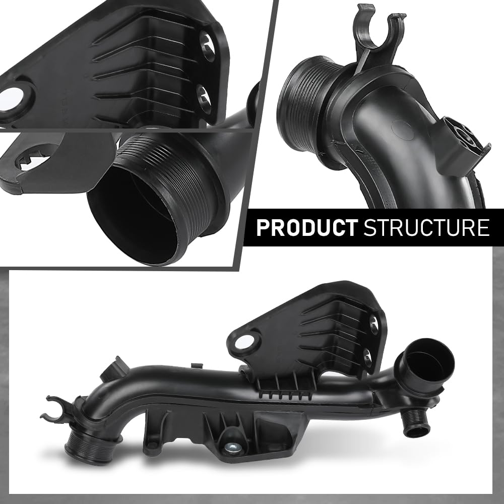 G-PLUS Turbo Air Pipe Intercooler Pressure Hose, Compatible with Audi A4 A5 allroad 2009-2017, 8K0145673AJ, 8K0145673M