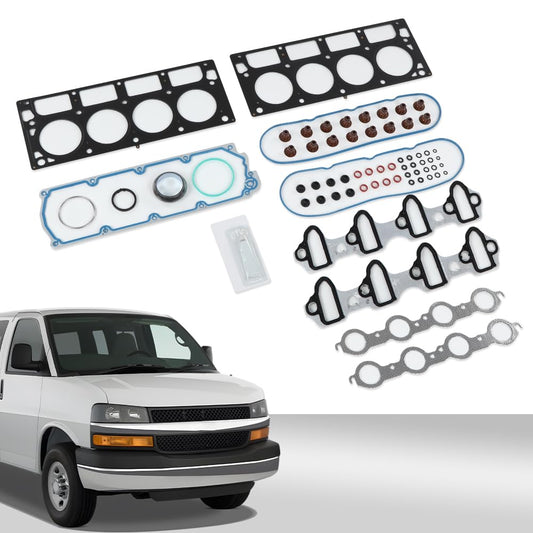 G-PLUS MLS Head Gasket Set Compatible with Chevy Colorado/Express/Silverado 1500/Tahoe 2008-2011,Fit GMC Canyon/Savana/Sierra/Yukon 2008-2011,Fit Hummer H3/H3T 2010 HS26190PT-4