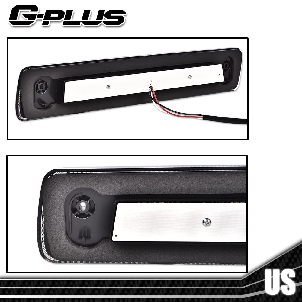 G-PLUS Rear High Mount 3RD Third I Brake Light Stop Tail light Lamp Compatible with 2015-2018 Colorado/Canyon GM25971002 52019397 Rear Cab Roof Tail Center Lamp