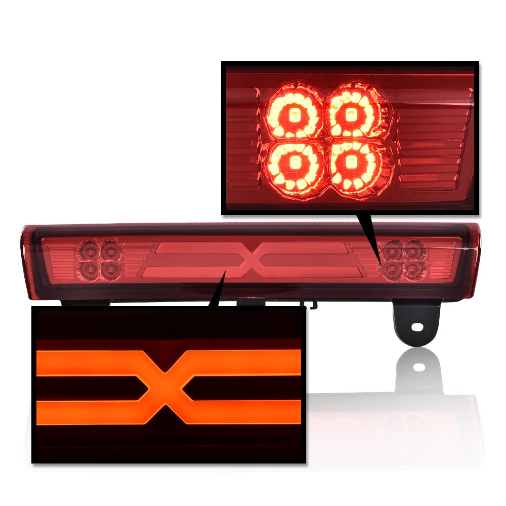 G-PLUS Third 3rd LED High Mount Brake Stop Light Compatible with Chevy Suburban 1500 2500 2000-2006 Chevy Tahoe/GMC Yukon/GMC Yukon XL 1500 2500 15170955