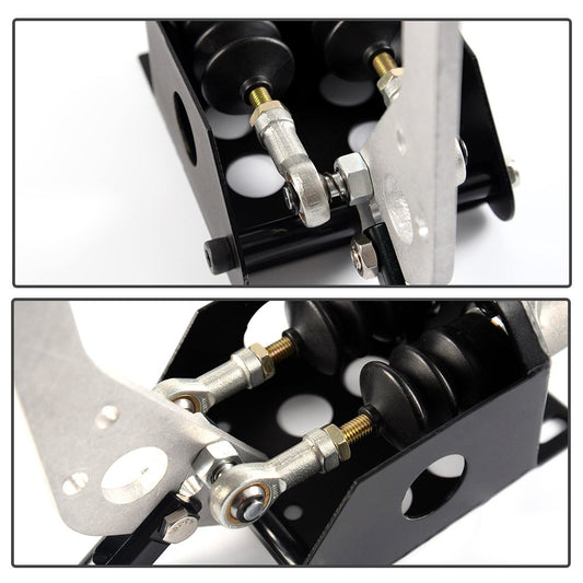 Universal Double Master Cylinder Hydraulic Drift E-Brake Racing Handbrake Black