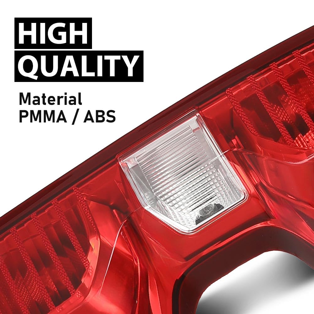 G-PLUS Tail Light Beake Lamp Compatible with Chevy Silverado 1500 2019-2023,Fit Silverado 2500HD 3500HD 2020-2023,Fit Halogen Type Only,Not Fit w/Factory LED Model,Right Luces TraserasAssembly