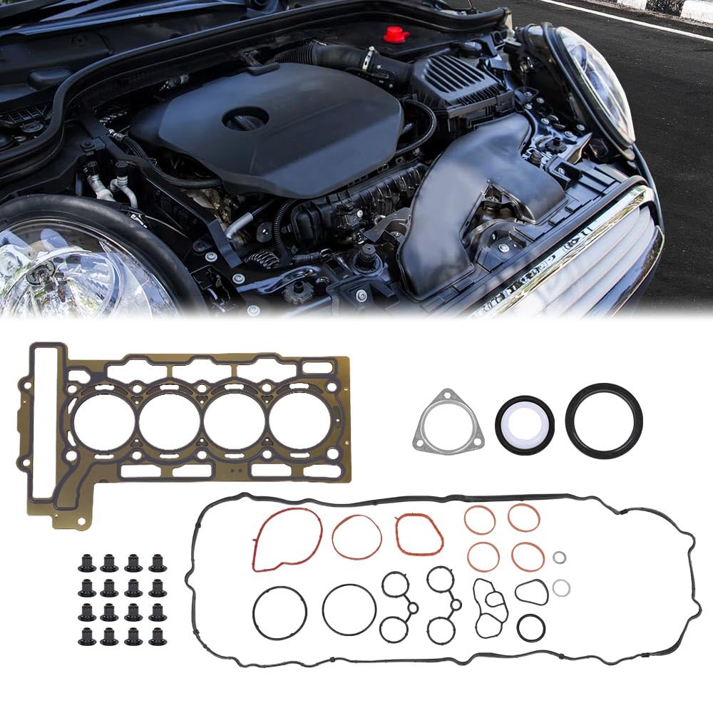 G-PLUS Engine Cylinder Head Gasket Set Compatible with Mini Cooper R56 Hatchback Turbo N14B16A 2007-2008/Fit R55 R56 Turbo N14B16A N14B16C 2009-2010/Fit R55 R56 Turbo;N14B16C Incl.2011-2012