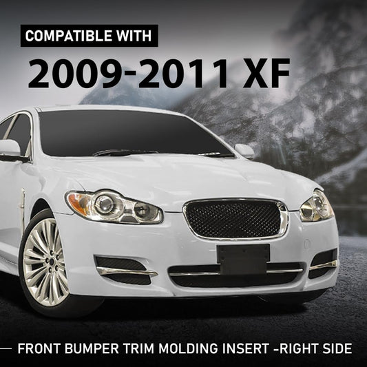 G-PLUS Front Right Bumper Trim Molding Insert Compatible with Jaguar XF 2009-2011