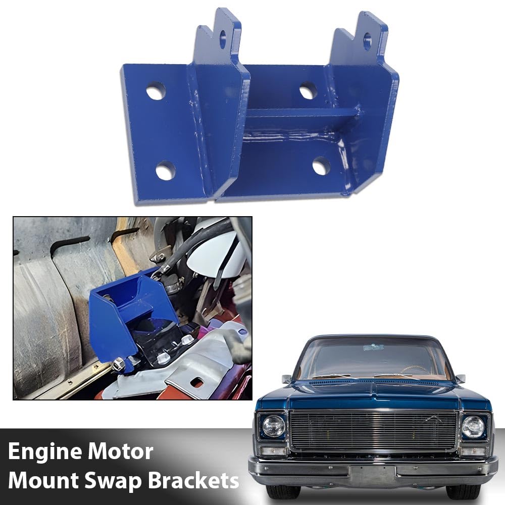 G-PLUS Motor Mount Conversion kit Compatible with Chevy Truck 1973-1987/ Compatible with Suburban 1973-1991 Engine Mounting Kit #7731103