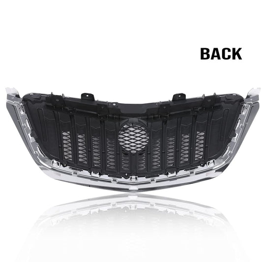 G-PLUS Front Grille Black with Chrome Molding Compatible with 2013 2014 2015 BUICK Encore 16 Encore AWD 95292990, 95384115, 25980527, GM1200690