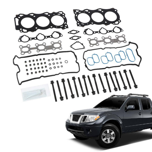 G-PLUS Head Gasket Set Bolts Compatible with Nissan Frontier 4.0L 2005-2019/Fits Suzuki Equator 4.0L 2009-2012/Fit Nissan NV1500 NV2500 NV3500 4.0L 2012-2020 HS26370PT ES72900