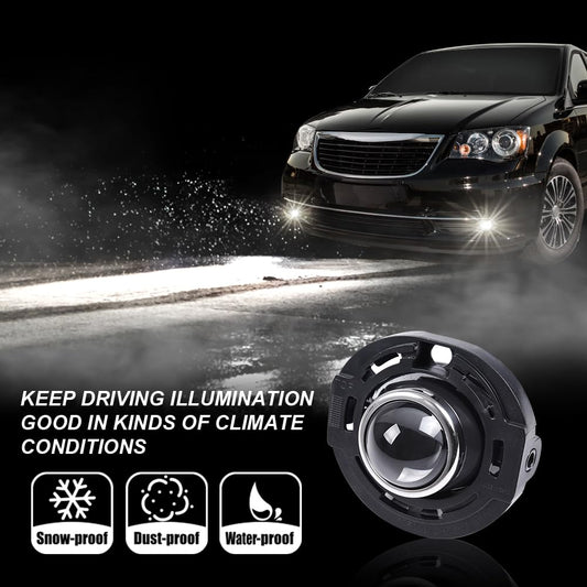 G-PLUS Front Bumper Driving Fog Lights, Compatible with Chrysler 300 2014/Dodge Avenger Charger/Chrysler 200 2014 2015/Dodge Challenger Durango Cherokee (Clear Lens)