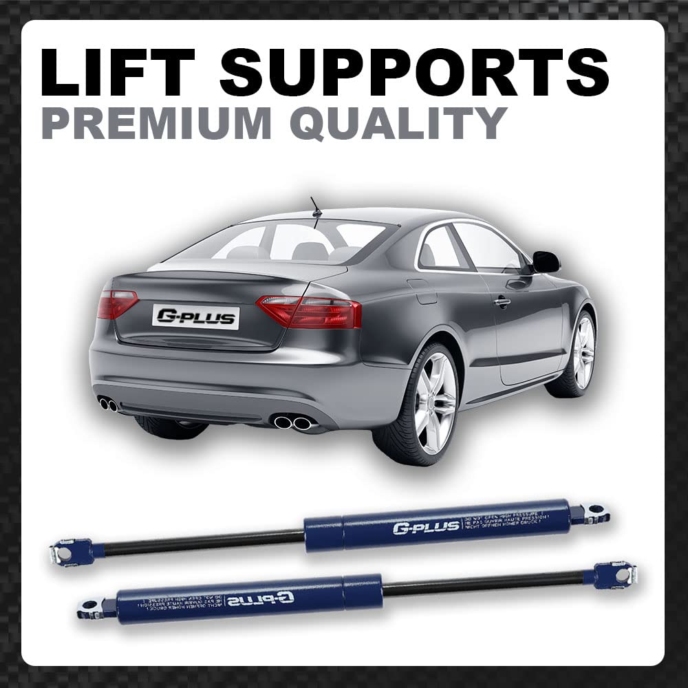 【Multi-Colored】 G-PLUS 12.52" Tailgate AssistShock Struts Bar Lift Support 4422 Compatible with Chevy Camaro 1982-1992, Pontiac Firebird 1982-1992 SG430001,14019158Gas Spring Struts Matt Black