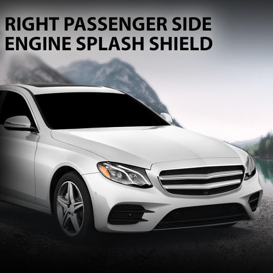 G-PLUS Front Engine Splash Shield Outer Under Cover Right Passenger Side Compatible with 2020-2021 Benz CLS450 Base,Fit 2019 Benz CLS450 Base (Without Luxury Package) 213520260064