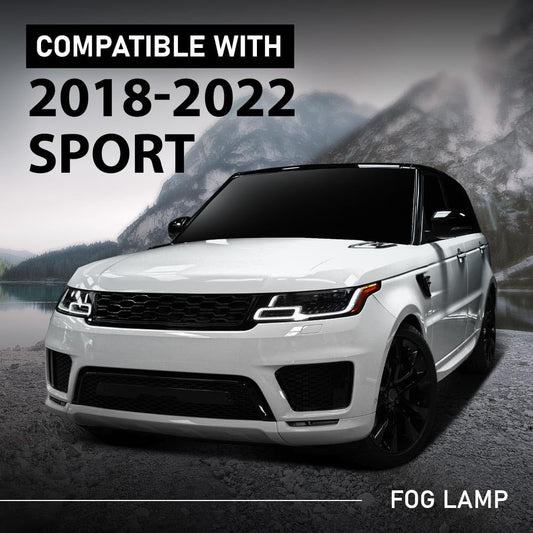 G-PLUS Fog Light Lamp Left Compatible with Land Rover Range Rover Sprt 2018-2022,Fit Land Rover Range Rover 2018-2021