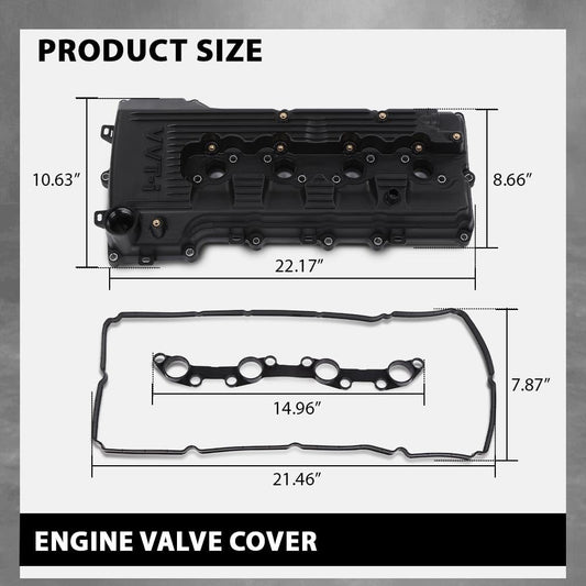 G-PLUS Engine Valve Cover 11201-75055 Compatible with Toyota Tacoma 2005-2015/Fit Toyota 4Runner 2010