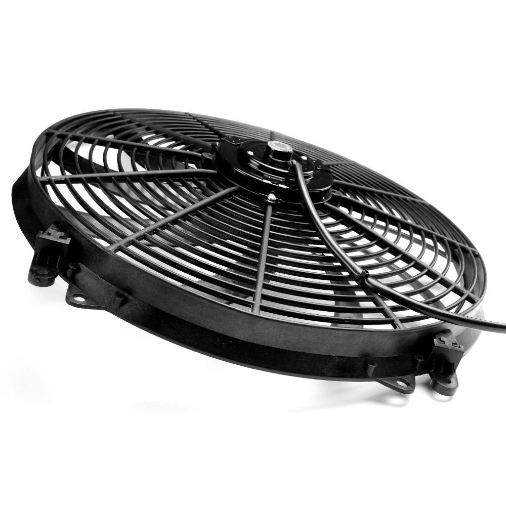 62mm Aluminum Radiator Compatible For FORD MUSTANG/SHELBY V8 L6 MT/AT 64-66 +1 * 16" Fan