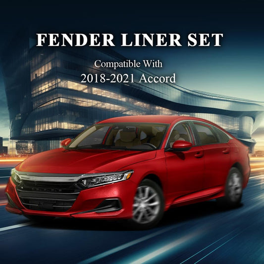 G-PLUS Front Fender Liner Driver and Passenger Side Compatible with Honda Accord 2018-2021 74150TVAA00 74100TVAA00 HO1248180 HO1249180