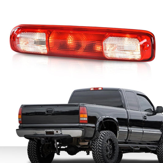 G-PLUS 3rd Brake Light w/Bulb Fit Chevy Silverado GMC Sierra 1500 2500 3500 & HD Models 1999 2000 2001 2002 2003 2004 2005 2006 /Fit Chevy Silverado GMC Sierra Classic Models 2007 923-240 15884341