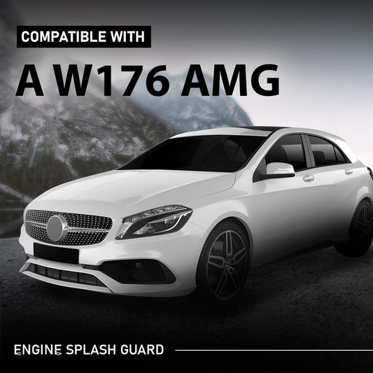 G-PLUS Front Engine Splash Shield Under Cover Fits for Benz A (W176) Only Fit with AMG Body Kit 1768850136, A1768850136