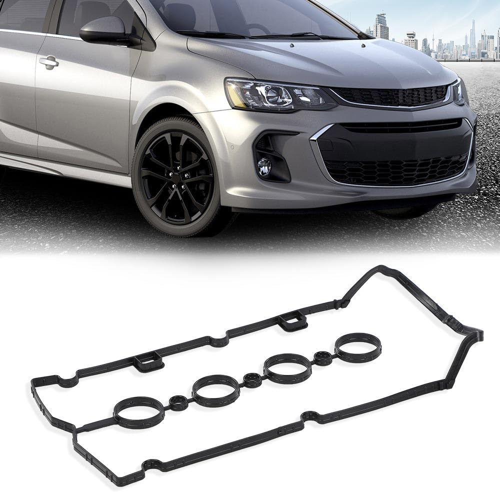 G-PLUS Valve Cover Gasket Set Fit for 2009-2011 Chevy Aveo Aveo5 1.6L/2011-2015 Chevy Cruze 1.8L/2012-2018 Chevy Sonic 1.8L L4/2009 Pontiac G3 Wave 1.6L L4/2008 Saturn Astra 1.8L L4