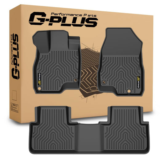 G-PLUS Floor Mats for Acura RDX 2019-2025 TPE All Weather Custom Fit Black