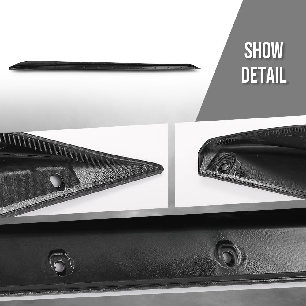 G-PLUS Side Skirts Body Kit Compatible with BMW G20 3-Series All Trims Models Only 2019 2020 2021 2022 2023 Carbon Fiber Black