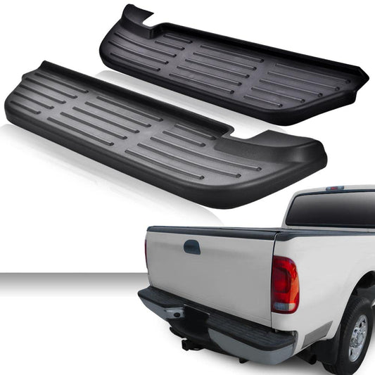G-PLUS 2PCS Rear Bumper Step Pad Compatible with Ford F250 F350 F450 F550 Super Duty 1999-2007 Left & Right F81Z17B807AB, FO1191114, F81Z17B807AA, FO1191113
