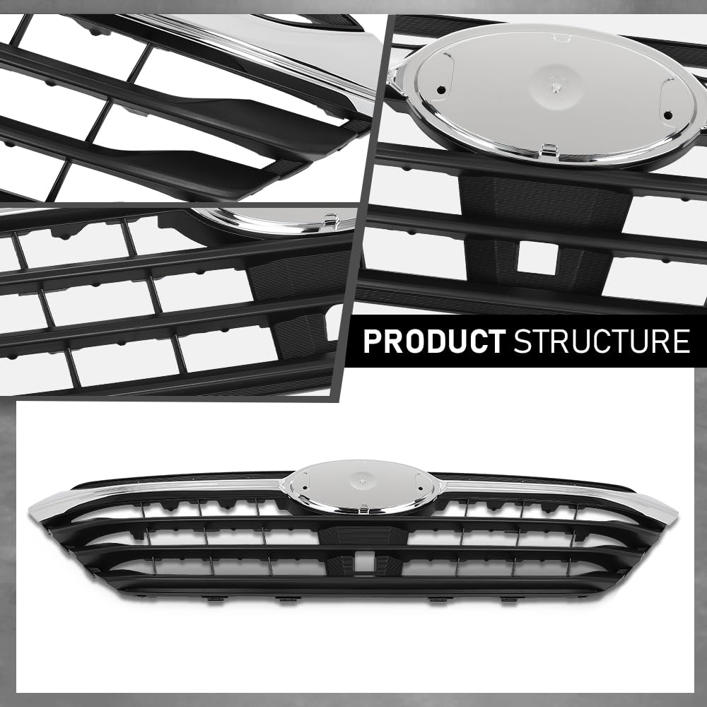G-PLUS Front Bumper Grille Grill Compatible with Subaru Legacy (submodel: Limited GT, Limited XT, Premier GT, Touring XT) 2020-2022 91121AN04A, SU1200193