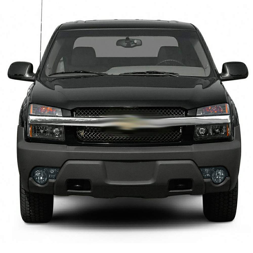 G-PLUS Front Bumper Fog Light Assembly Compatible With 2002-2006 Chevy Avalanche Driving Fog lamps Replacement Left & Right Side GM2593141,GM2592141 (Smoky)