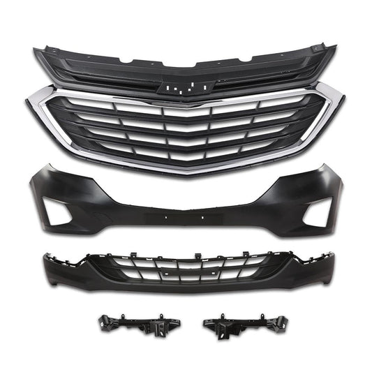 G-PLUS Front Bumper Upper Lower Grille Kit Compatible with Chevy Equinox 2018-2021