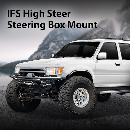 G-PLUS High Steer Steering Box Mount Fit for Toyota IFS Steering Box