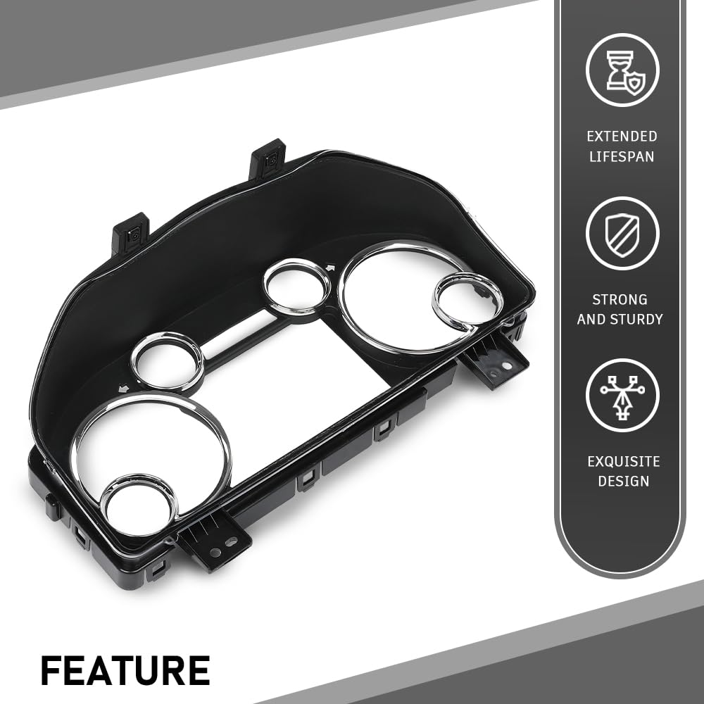 G-PLUS Dashboard Gauge Cluster Speedometer Lens Compatible with Dodge Ram 1500 2500 2013-2018 68205928AA