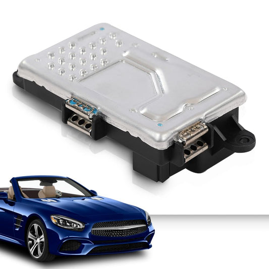 G-PLUS New Blower Motor Resistor Compatible with Mercedes C Class E SL E350 C250 C300 C350 2128702110, RU884, 973107