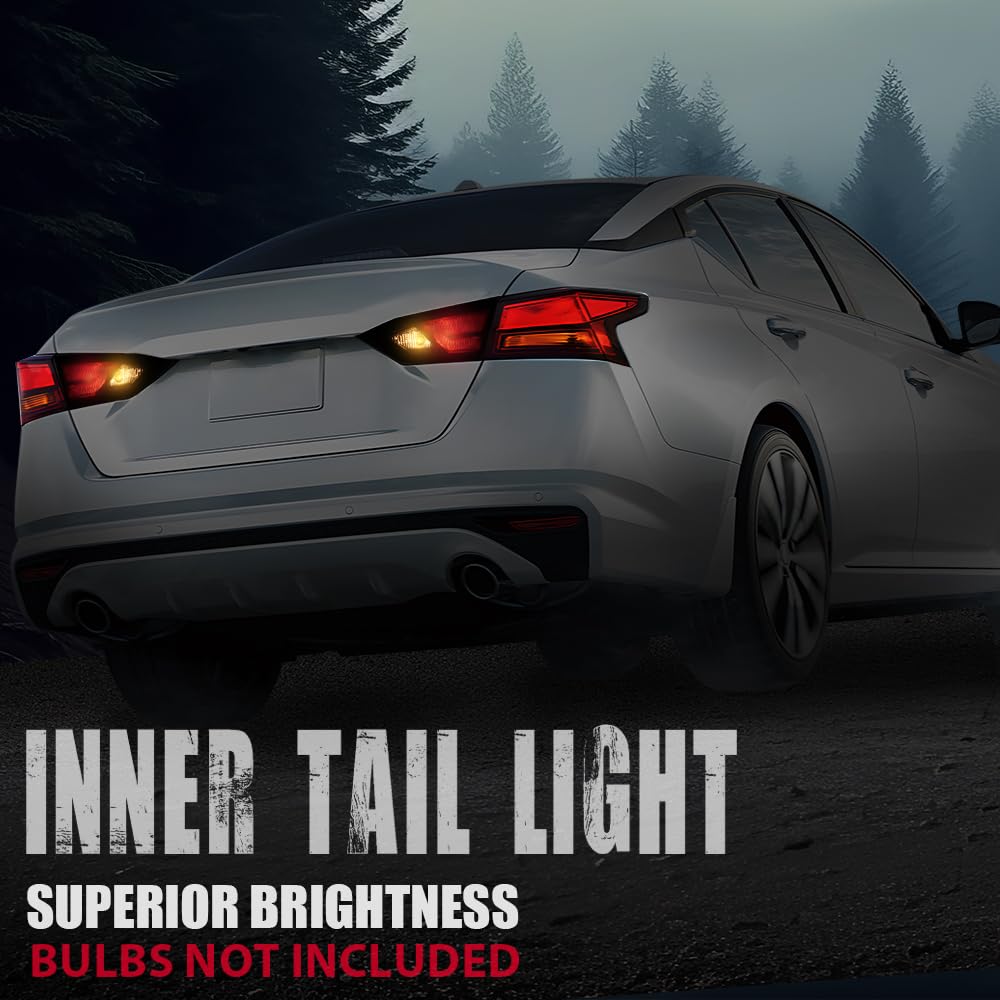 G-PLUS Inner Tail Light w/o Bulb Rear Brake Lamp Right Passenger Side Compatible with Nissan Altima Sedan Model 2019 2020 2021 2022 265406CA0A NI2803119