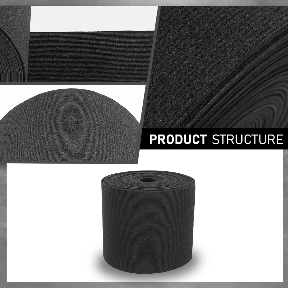 G-PLUS 12" x 75ft Boat Trailer Bunk Carpet, Outdoor Ribbed Marine Bunk Carpet Fit for Boat Trailer Runners Black