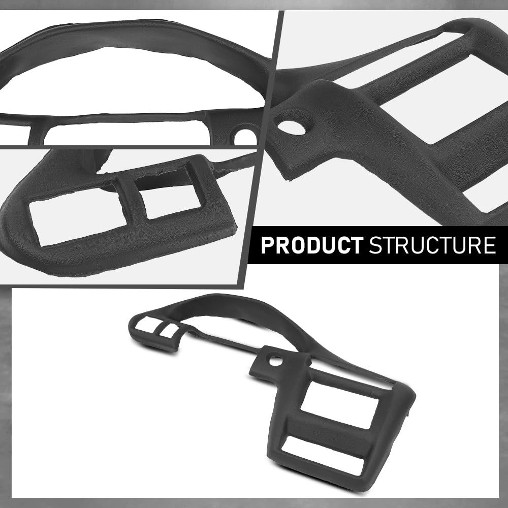 G-PLUS TPE Dashboard Dash Bezel Cover Compatible with Chevy Cavalier LS Sport 2002-2005/ Chevy Cavalier Z24 2000-2002/ Chevy Cavalier (submodel: Base, LS) 2000-2005