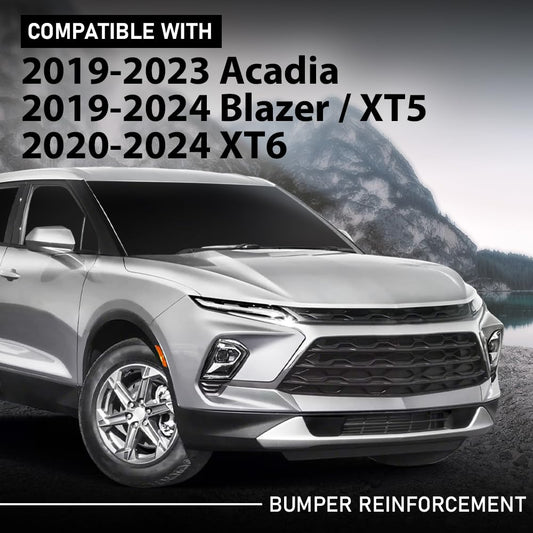G-PLUS Front Bumper Reinforcement Compatible with Cadillac XT5 XT6 2019-2024,Fit Chevy Blazer 2019-2024,Fit GMC Acadia 2019-2023