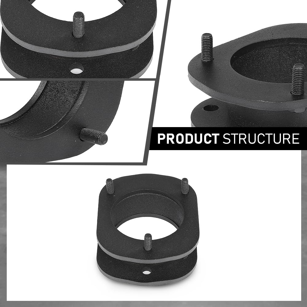 G-PLUS Front 2.5" Leveling Lift Spacer Kit Compatible with Jeep Grand Cherokee WK2 2011-2022 Black