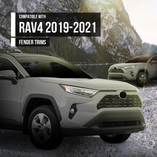 G-PLUS Front Fender Flares Compatible with Toyota RAV4 2019 2020 2021