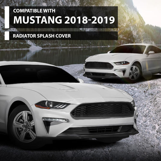 G-PLUS Upper Radiator Support Cover Panel, Compatible with Ford Mustang Ecoboost GT 2-Door 2018 2019, JR3Z-8C291-AA, JR3Z8C291AA