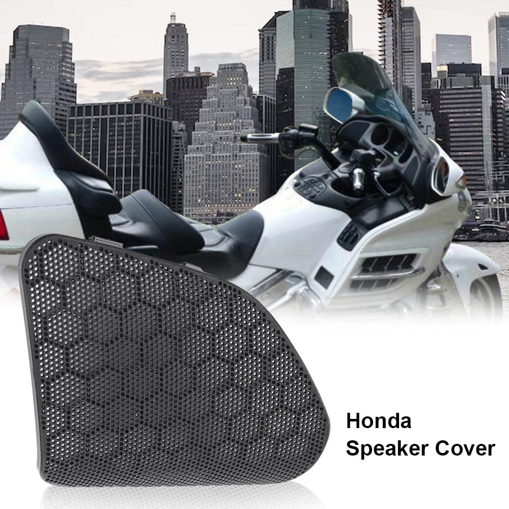 G-PLUS Right Front Speaker Cover Compatible with Honda Goldwing GL1800 2001 2002 2003 2004 2005 64242-MCA-000 Black