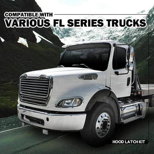 G-PLUS Hood Latch Kit Compatible with FL Series Freightliner Trucks 6808800160 315-5206