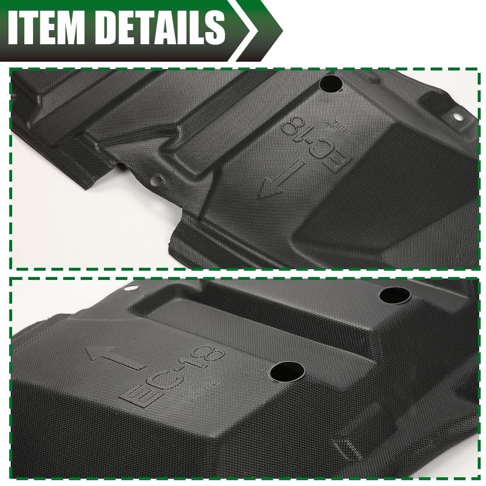 G-PLUS Front Engine Splash Shield Under Cover Compatible with Toyota Corolla 2009 2010 2011 2012 2013 5145102040 TO1228148