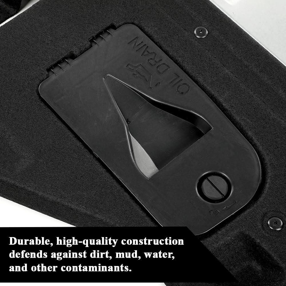 G-PLUS Engine Splash Shield Compatible with Jeep Cherokee 2015 2016 2017 2018 68102261AG CH1228156 Black