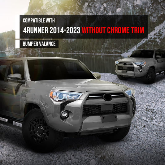 G-PLUS Front Lower Bumper Valance Compatible with Toyota 4Runner 2014-2023 without Chrome Trim 5212935030, TO1091100 Black
