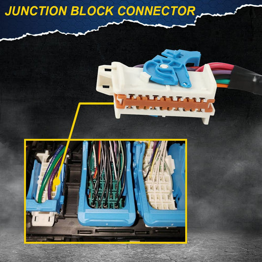 G-PLUS Junction Block Connector with Wires Compatible with 2014-2021 GM Upfitter Chevy GMC Truck 15547108 19328970 (with Aux Switches)